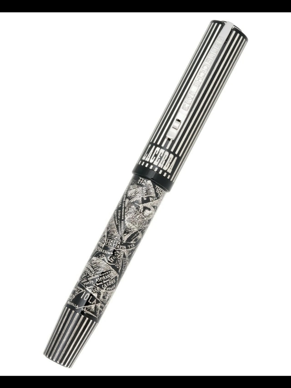 New Visconti 1913 Vallecchi Lacerba Rollerball Pen Palladium Sterling Silver